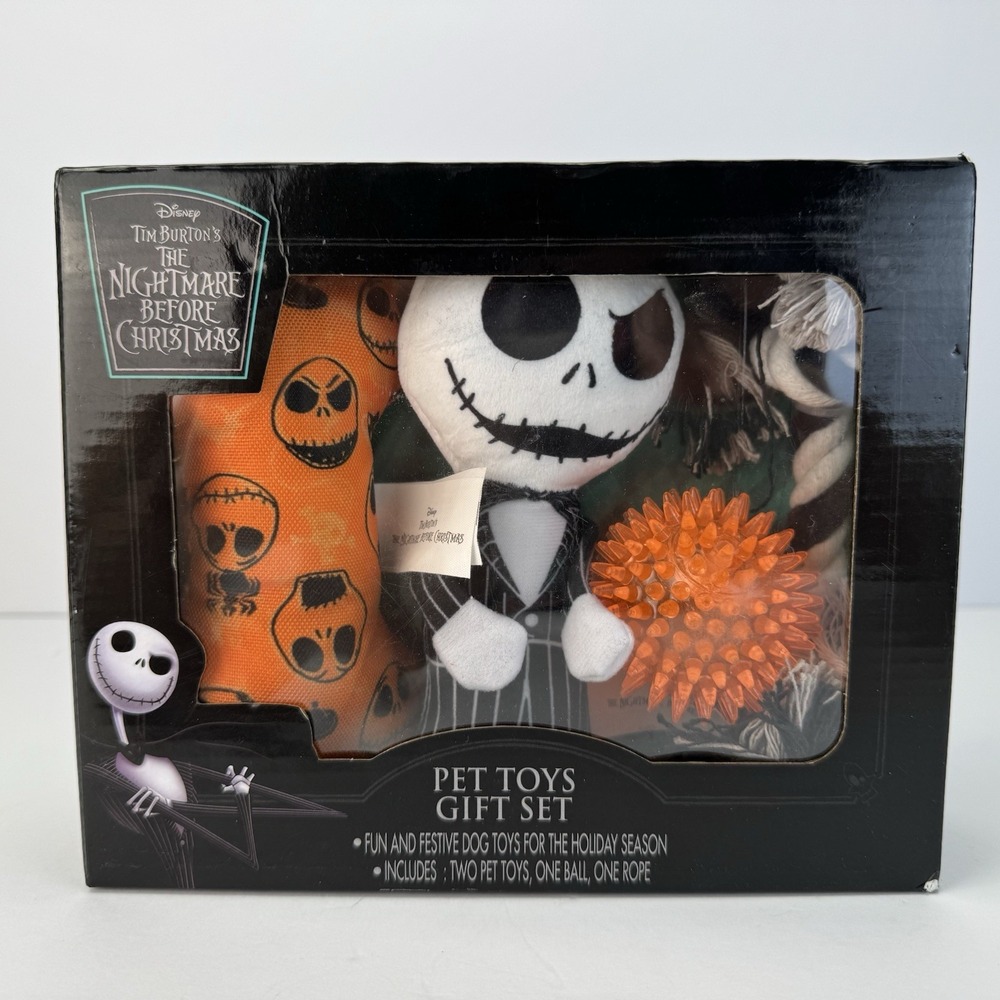 Disney Nightmare Before Christmas Pet Dog Toys Gift Set Jack Halloween Walgreens